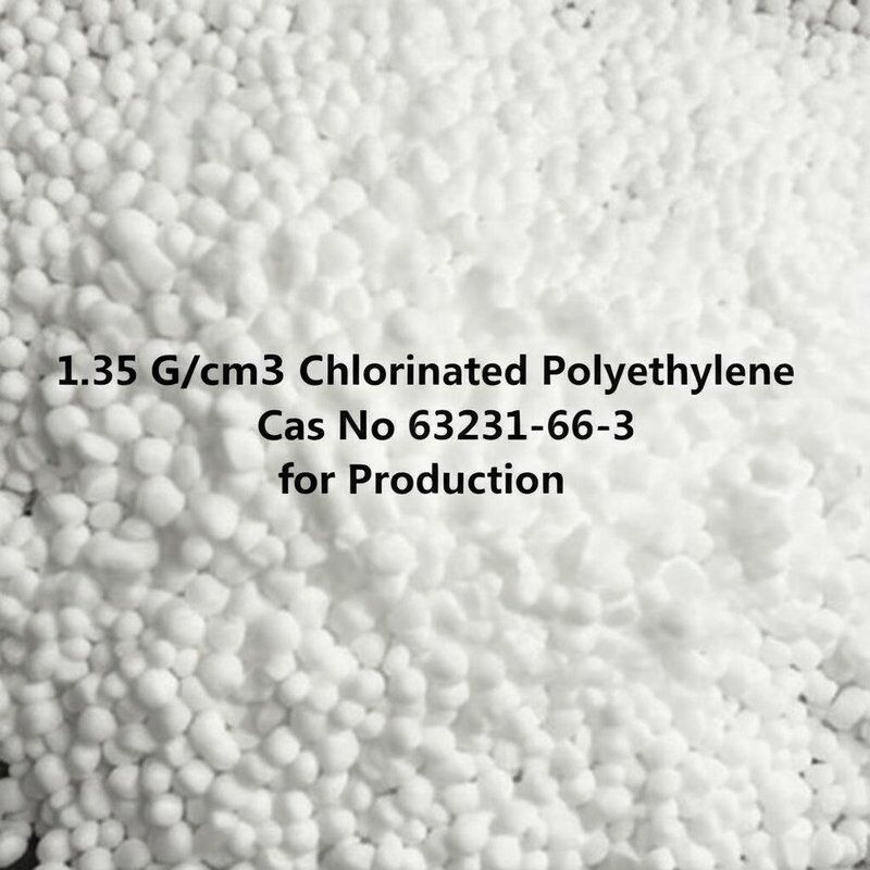 1.35 G/cm3 Density Chlorinated Polyethylene Cas No 63231-66-3 for Production