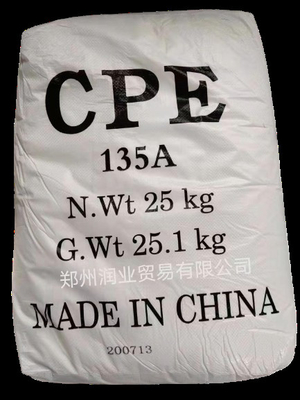 CPE 135A رزین استومر پلی اتیلن کلرین با انعطاف پذیری و فروریزی کم